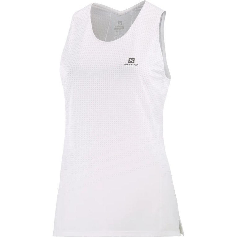 Camisetas Regata Salomon Sense Aero Feminino Branco | PT R20784